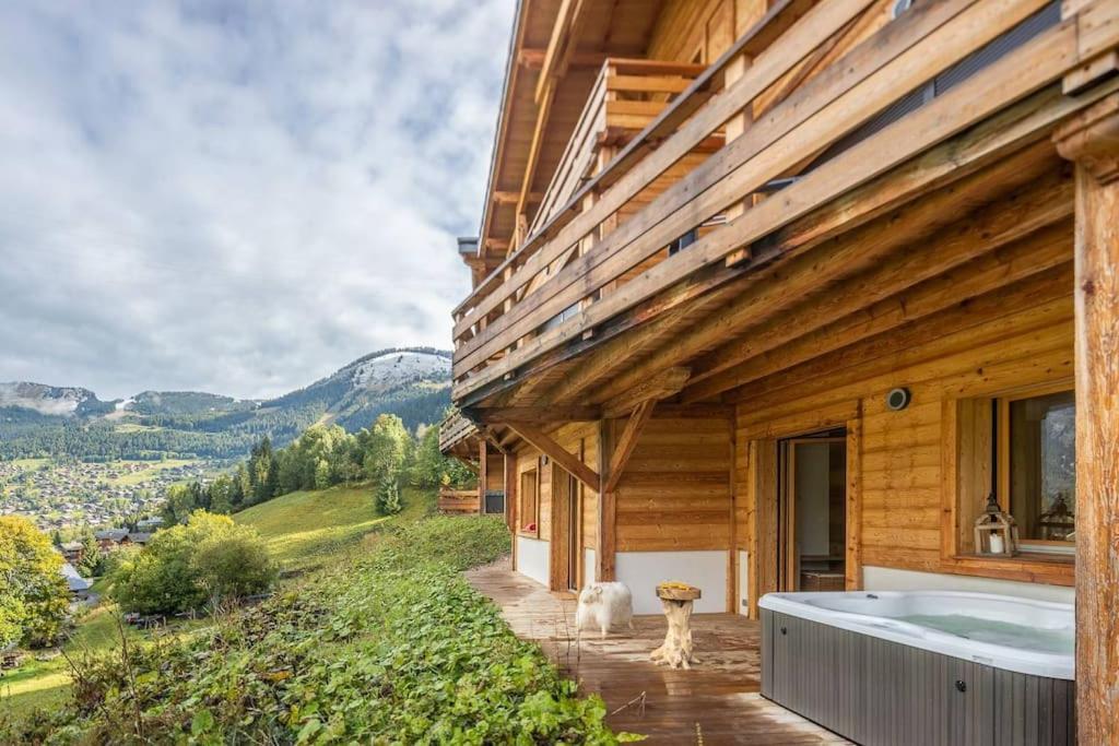 Chalet 1100 - Bo Immobilier Chatel - A Mi-Chemin Du Centre Et Du Linga - Jacuzzi Sauna Et Cheminee エクステリア 写真