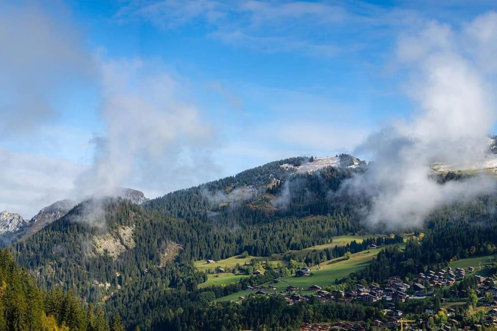 Chalet 1100 - Bo Immobilier Chatel - A Mi-Chemin Du Centre Et Du Linga - Jacuzzi Sauna Et Cheminee エクステリア 写真