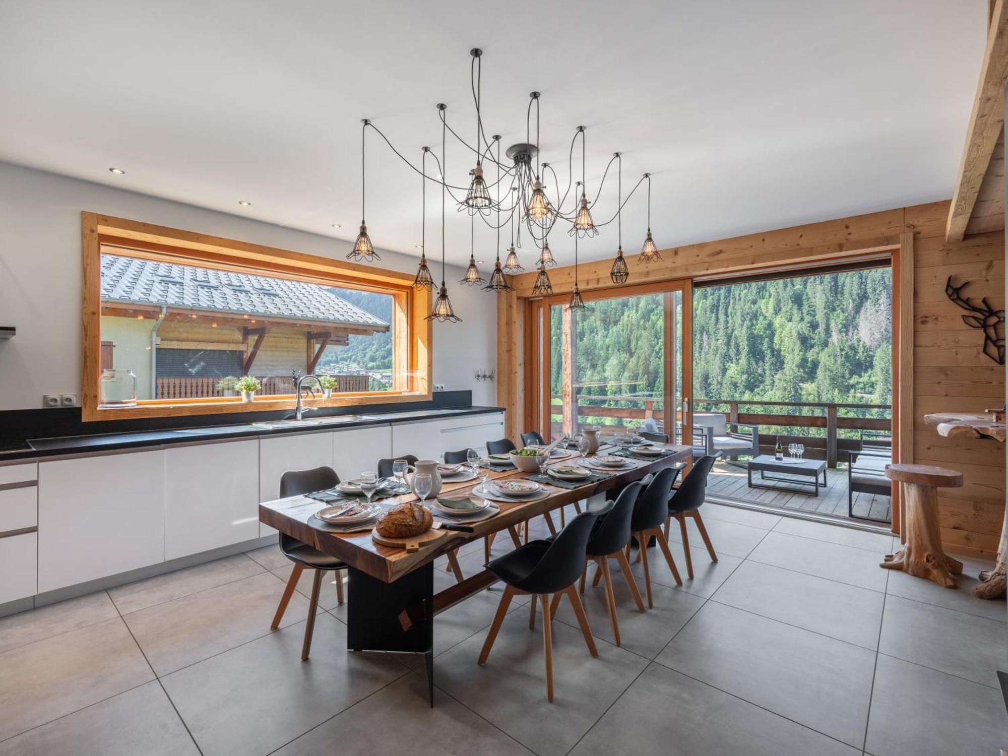 Chalet 1100 - Bo Immobilier Chatel - A Mi-Chemin Du Centre Et Du Linga - Jacuzzi Sauna Et Cheminee エクステリア 写真