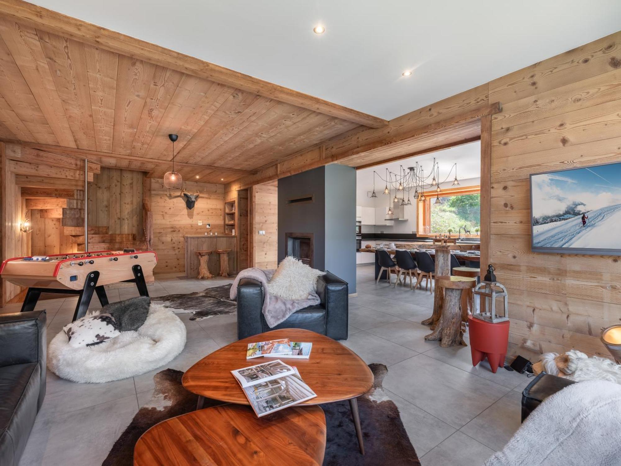 Chalet 1100 - Bo Immobilier Chatel - A Mi-Chemin Du Centre Et Du Linga - Jacuzzi Sauna Et Cheminee エクステリア 写真
