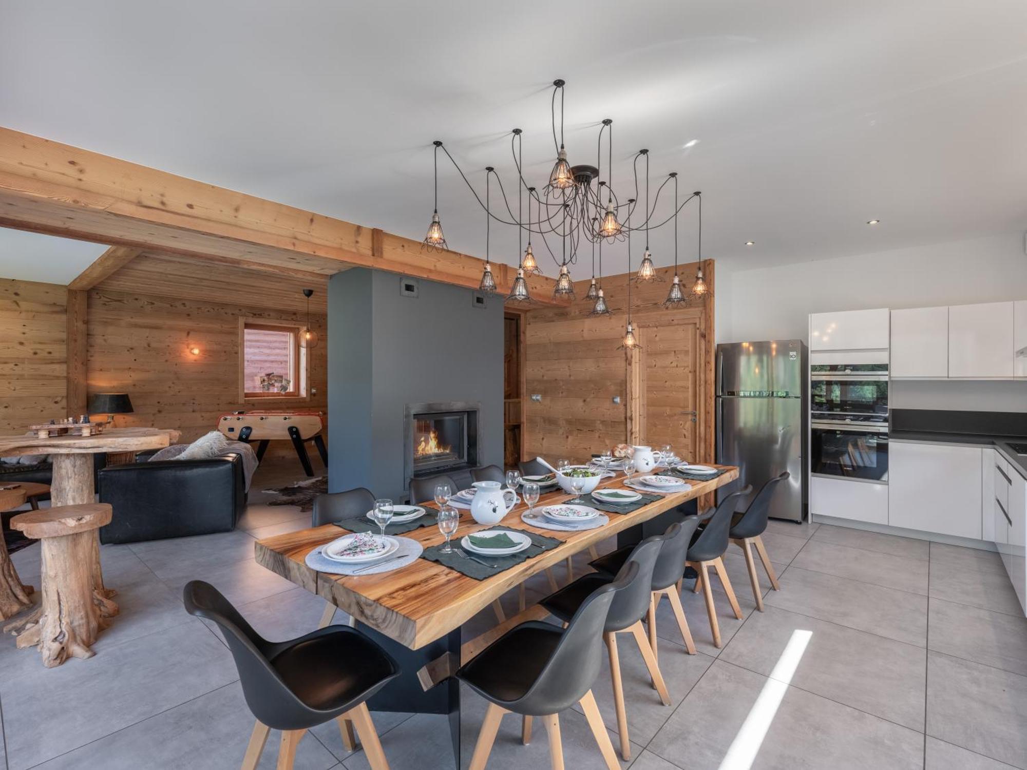Chalet 1100 - Bo Immobilier Chatel - A Mi-Chemin Du Centre Et Du Linga - Jacuzzi Sauna Et Cheminee エクステリア 写真