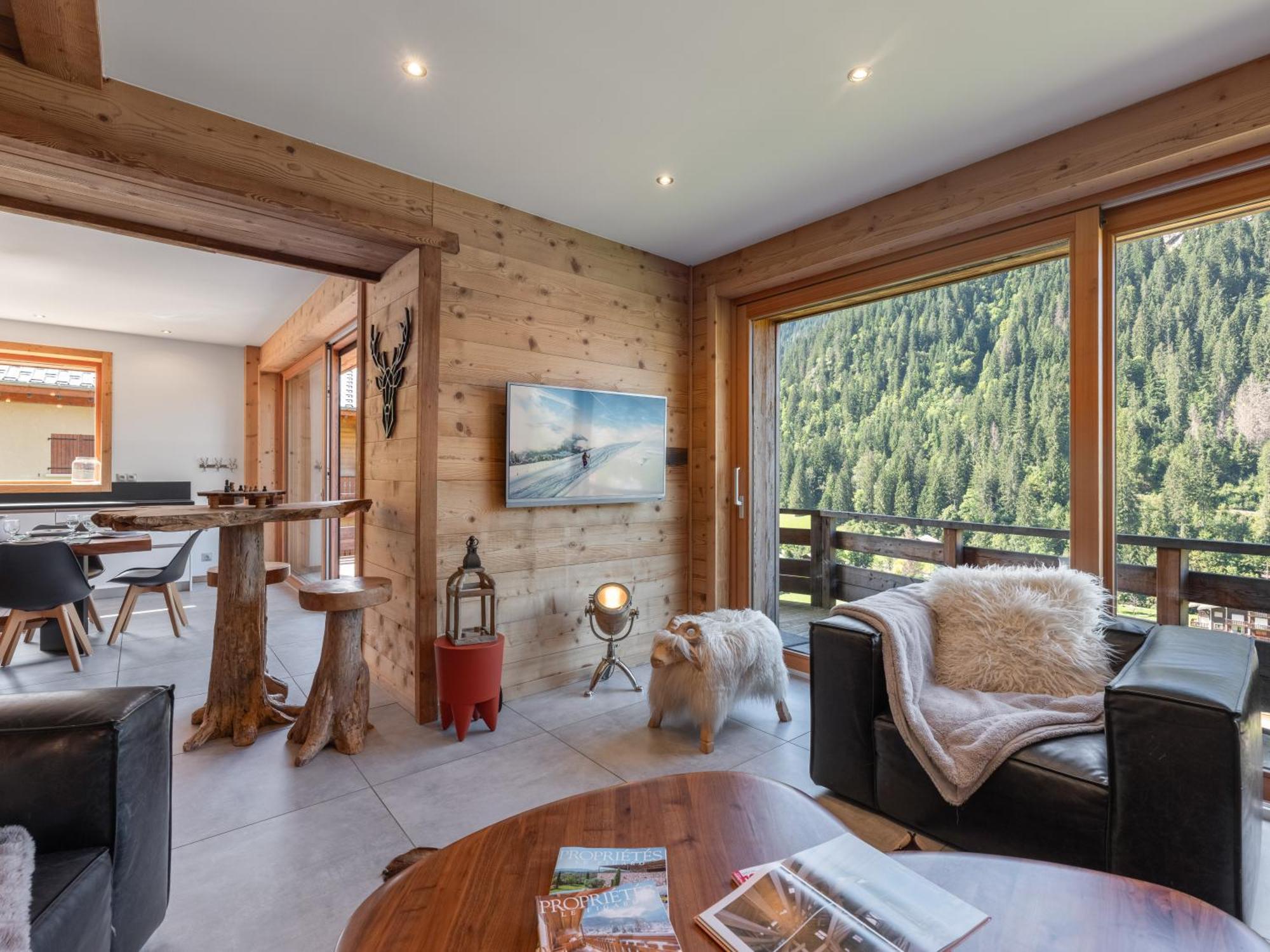 Chalet 1100 - Bo Immobilier Chatel - A Mi-Chemin Du Centre Et Du Linga - Jacuzzi Sauna Et Cheminee エクステリア 写真
