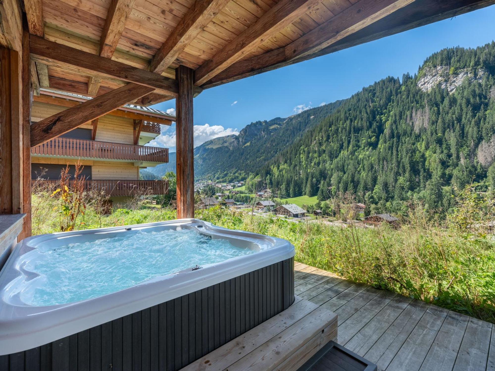 Chalet 1100 - Bo Immobilier Chatel - A Mi-Chemin Du Centre Et Du Linga - Jacuzzi Sauna Et Cheminee エクステリア 写真