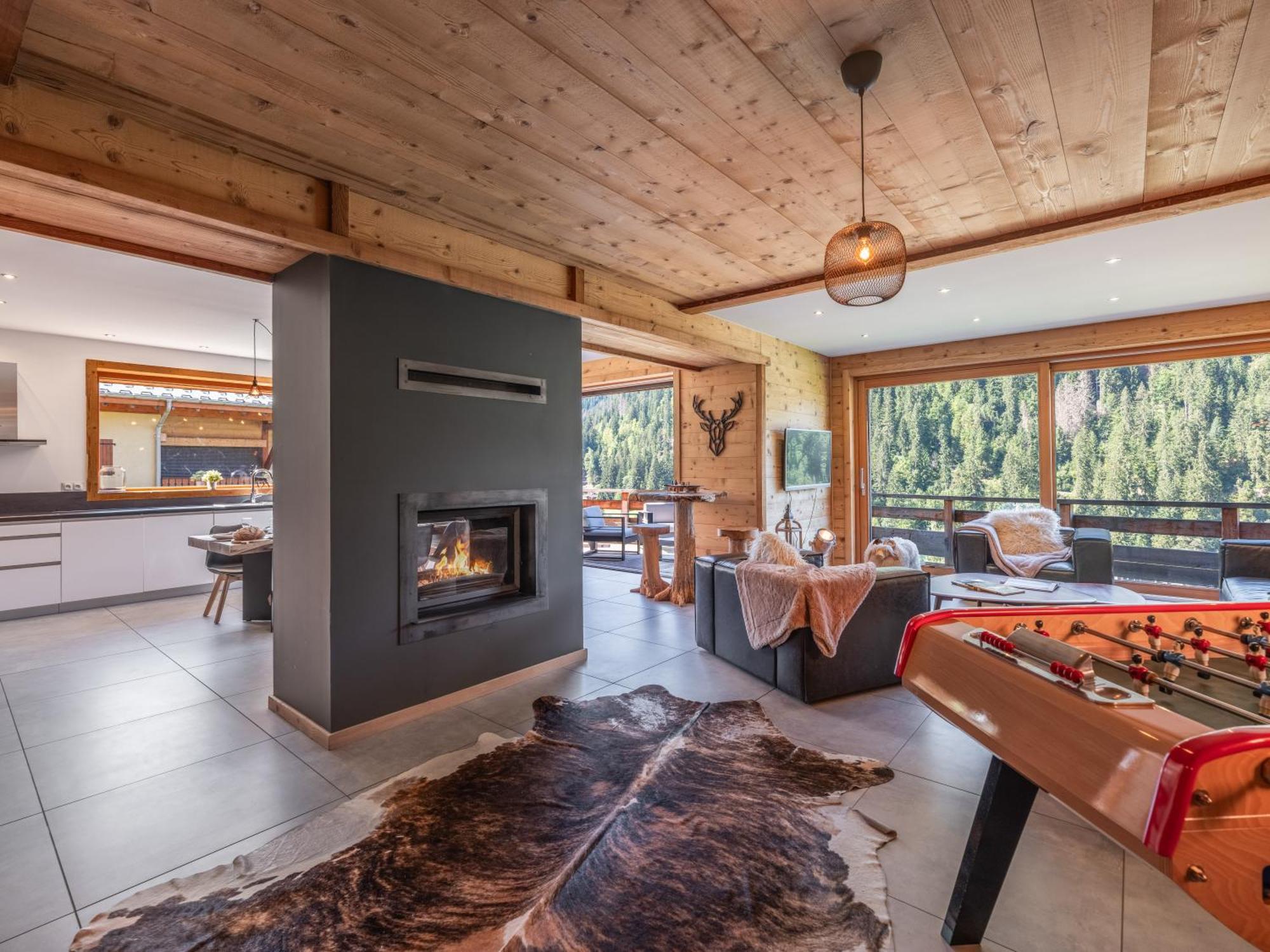 Chalet 1100 - Bo Immobilier Chatel - A Mi-Chemin Du Centre Et Du Linga - Jacuzzi Sauna Et Cheminee エクステリア 写真